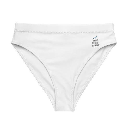 Recycled high-waisted bikini bottom