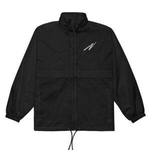 Black Unisex windbreaker